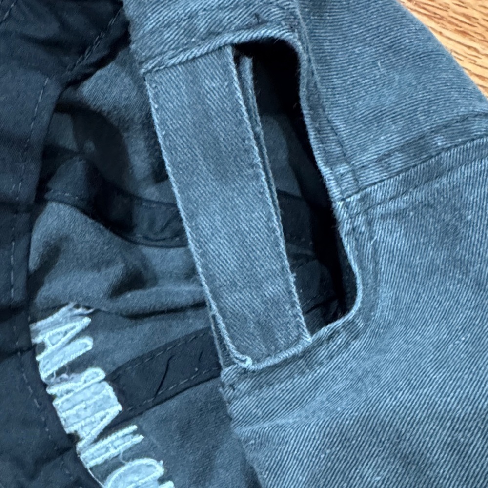 Bad Hair Day Black Denim Cap - Picture 2 of 3